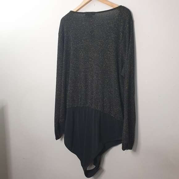 Love & Legend Metallic Long Sleeves Bodysuit - Picture 3 of 7